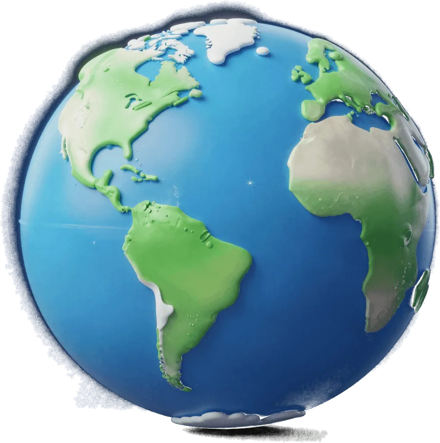 Earth motif from the SHARC flier