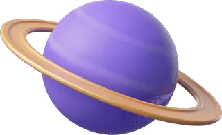 Ringed planet motif from the SHARC flier