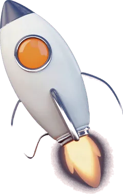 Rocket motif from the SHARC flier